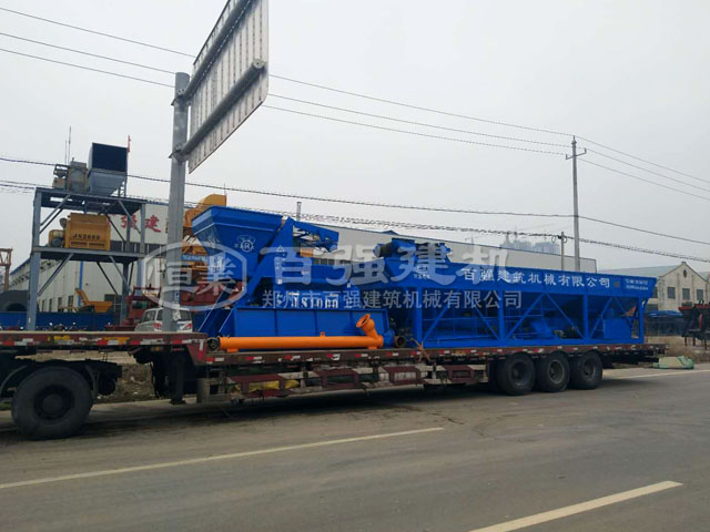 百强建机HZS50全自动混凝土搅拌站发往泰国2